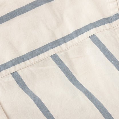 BOLD STRIPE COTTON LINEN SHIRT