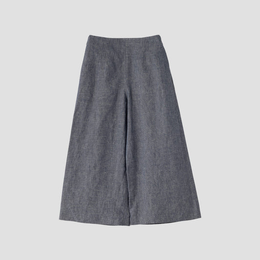 LINEN CHAMBRAY TROUSERS