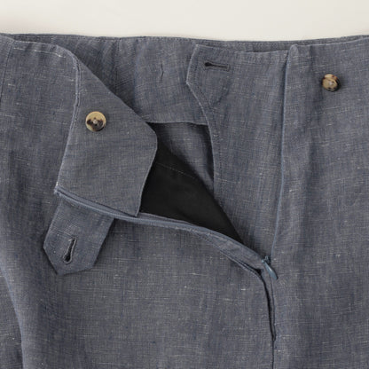 LINEN CHAMBRAY TROUSERS