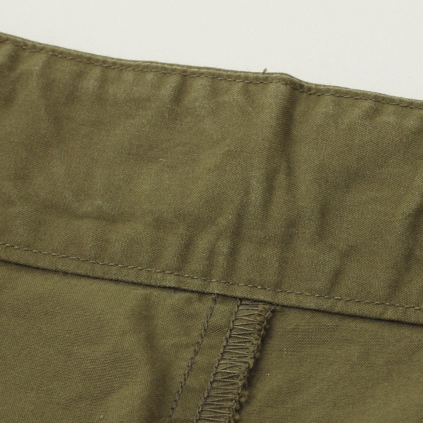 DENSE COTTON POPLIN TROUSERS