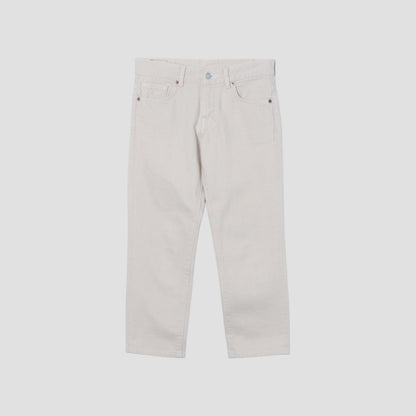 ASH WHITE DENIM TROUSERS