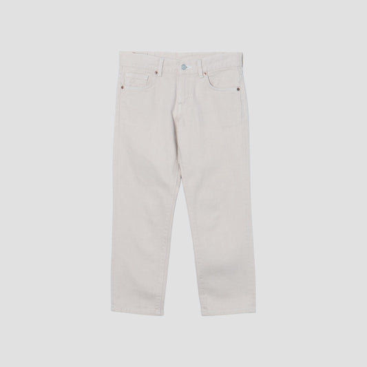 ASH WHITE DENIM TROUSERS
