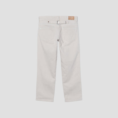 ASH WHITE DENIM TROUSERS