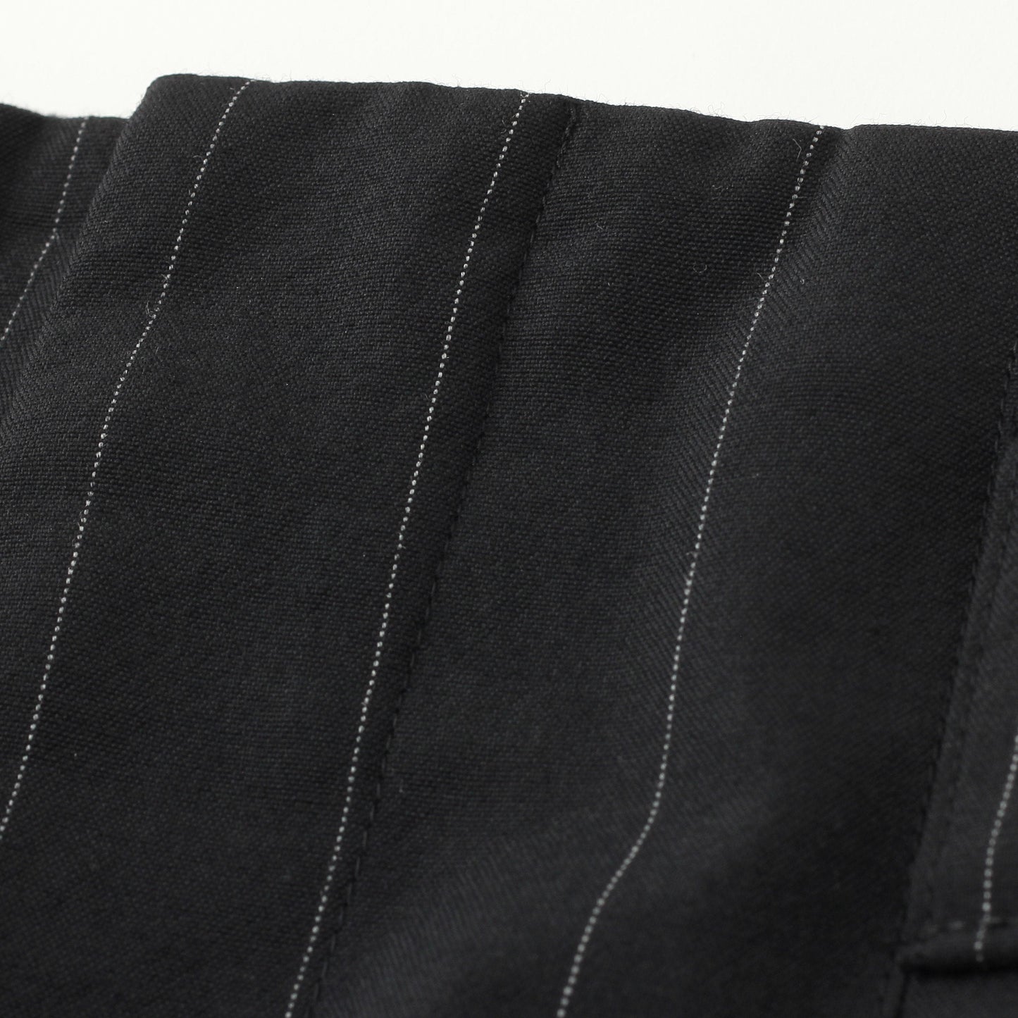 WIDE PINSTRIPE WOOL TROUSERS