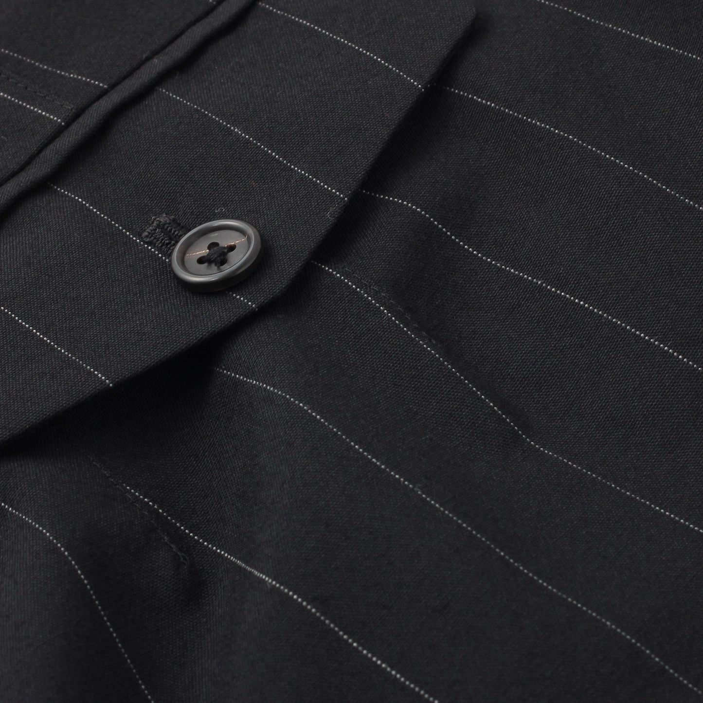 WIDE PINSTRIPE WOOL TROUSERS