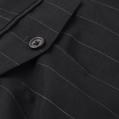 WIDE PINSTRIPE WOOL TROUSERS