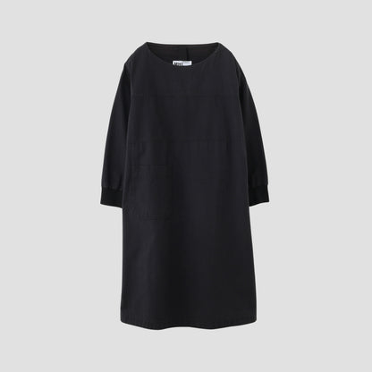 FADED COTTON TWILL DRESS