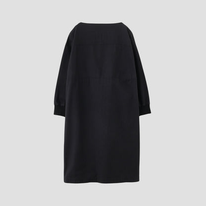 FADED COTTON TWILL DRESS