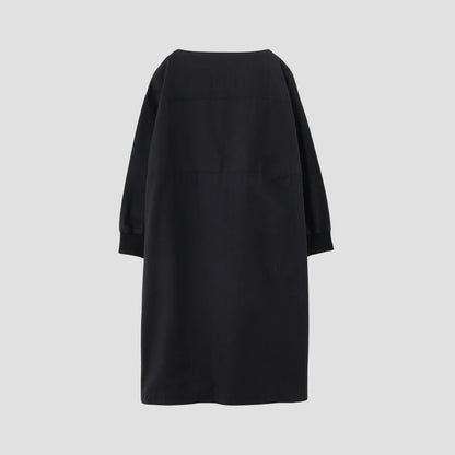 FADED COTTON TWILL DRESS