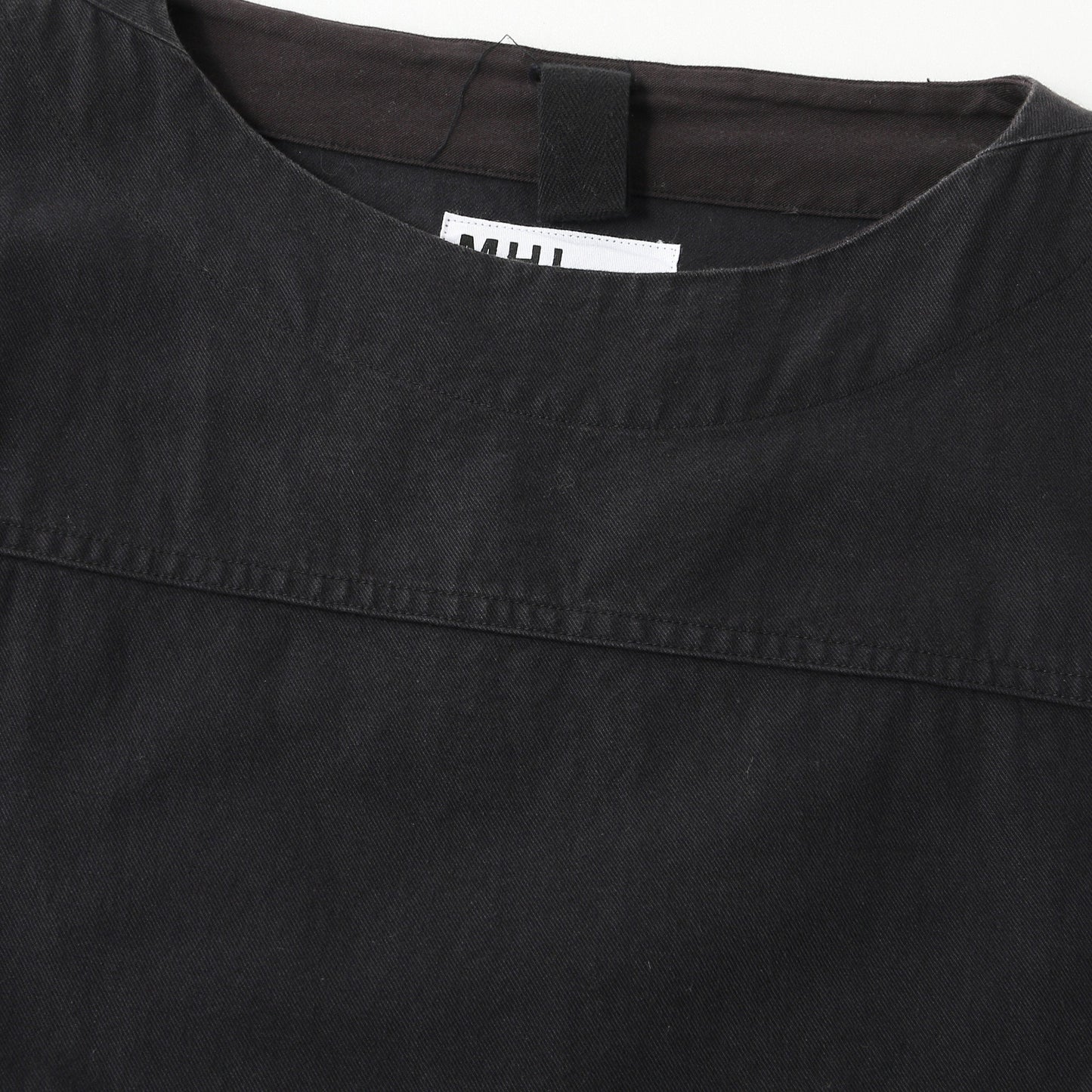 FADED COTTON TWILL DRESS