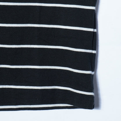 COTTON LINEN STRIPE JERSEY
