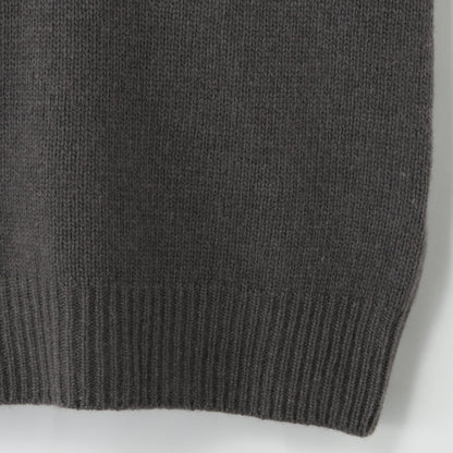 SHAWL COLLAR VEST KNIT