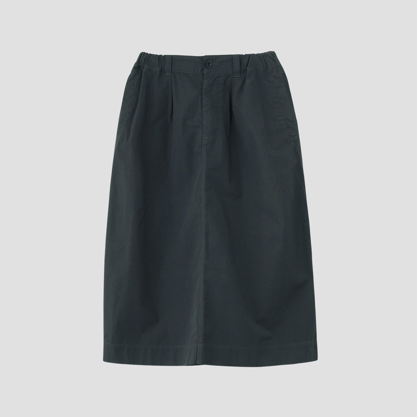 FINE COMPACT POPLIN SKIRT
