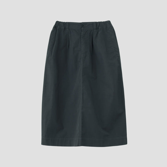 FINE COMPACT POPLIN SKIRT
