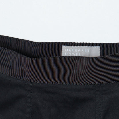 WASHED COTTON SATIN SKIRT