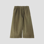 COATED LINEN PLAINWEAVE TROUSERS