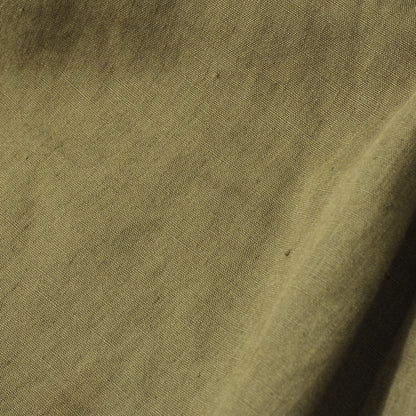 COATED LINEN PLAINWEAVE TROUSERS