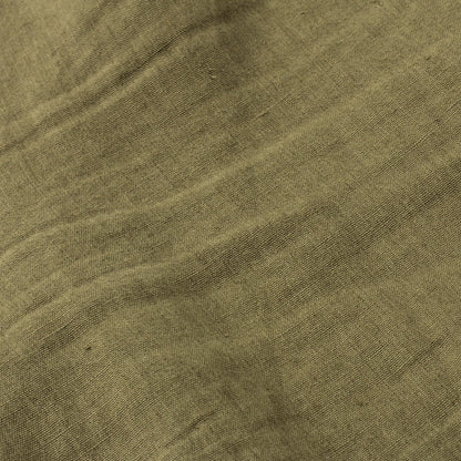COATED LINEN PLAINWEAVE TROUSERS