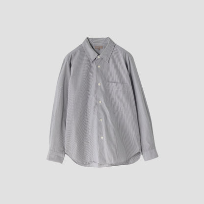 FINE TWIN STRIPE COTTON SHIRT
