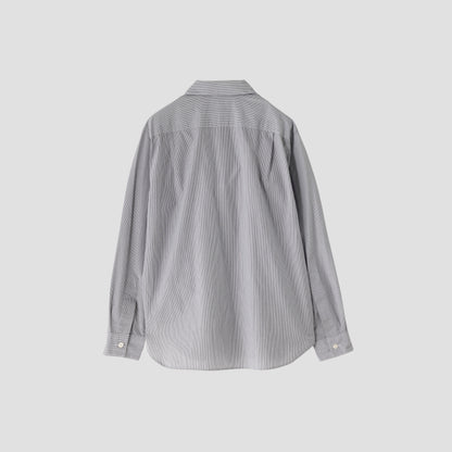 FINE TWIN STRIPE COTTON SHIRT