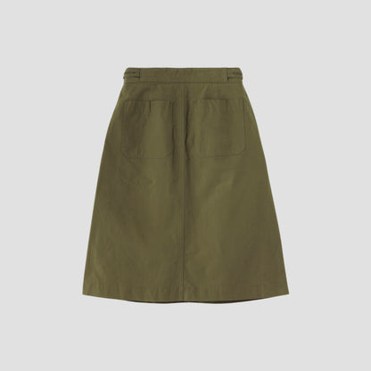 DENSE COTTON POPLIN SKIRT