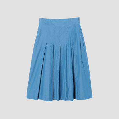 FINE COTTON CHAMBRAY SKIRT