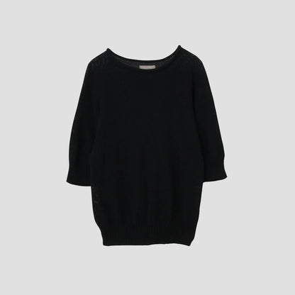 CAST OFF ROLL NECK KNIT