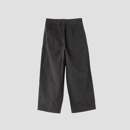 COTTON PLAIN WEAVE TROUSERS