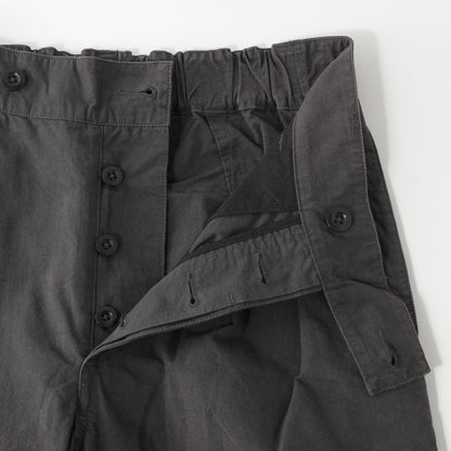COTTON PLAIN WEAVE TROUSERS