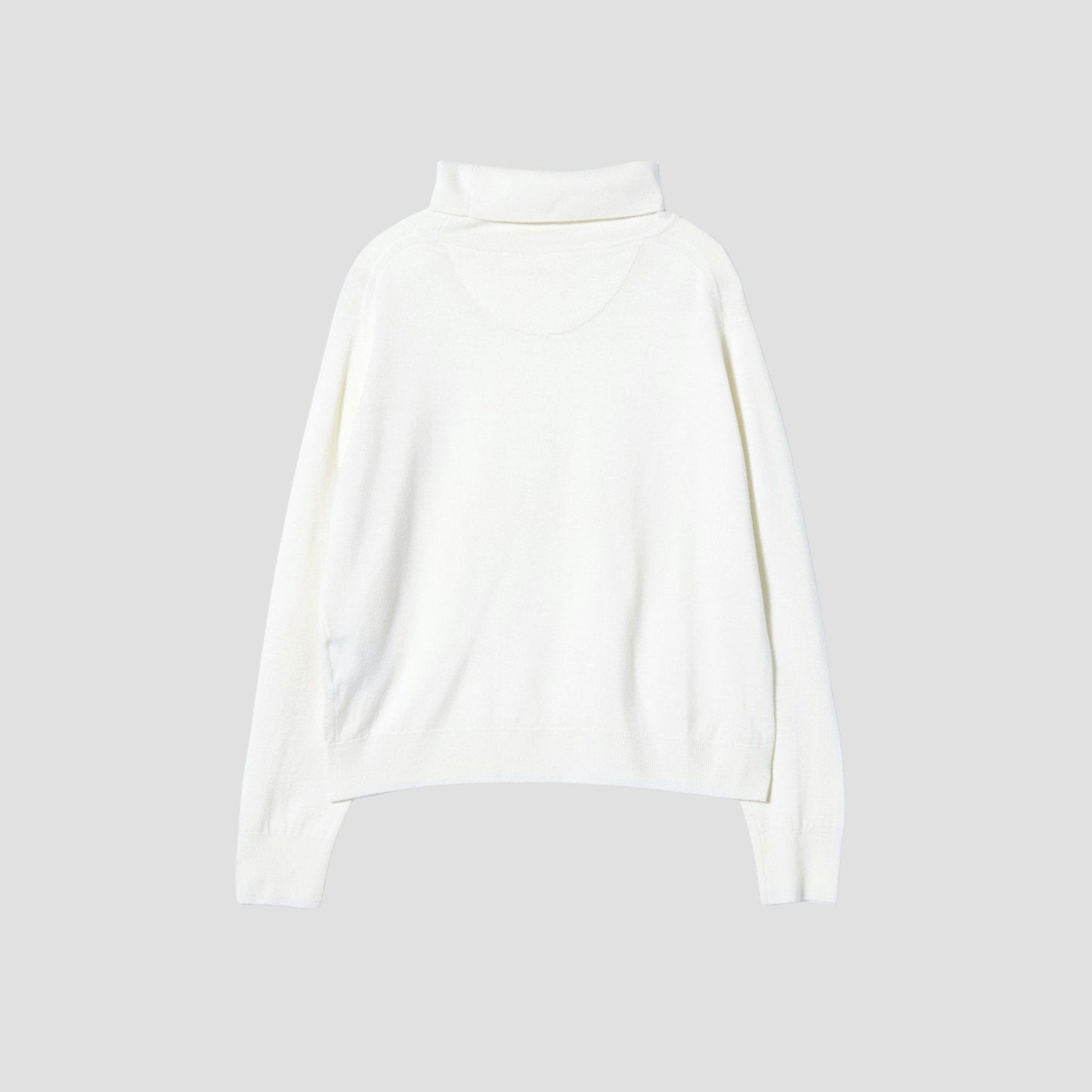 FINE WOOL TURTLE NECK KNIT