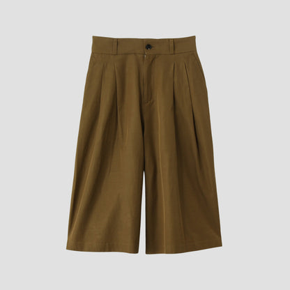VISCOSE COTTON TWILL TROUSERS