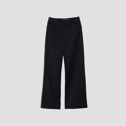 COTTON LINEN TWILL TROUSERS
