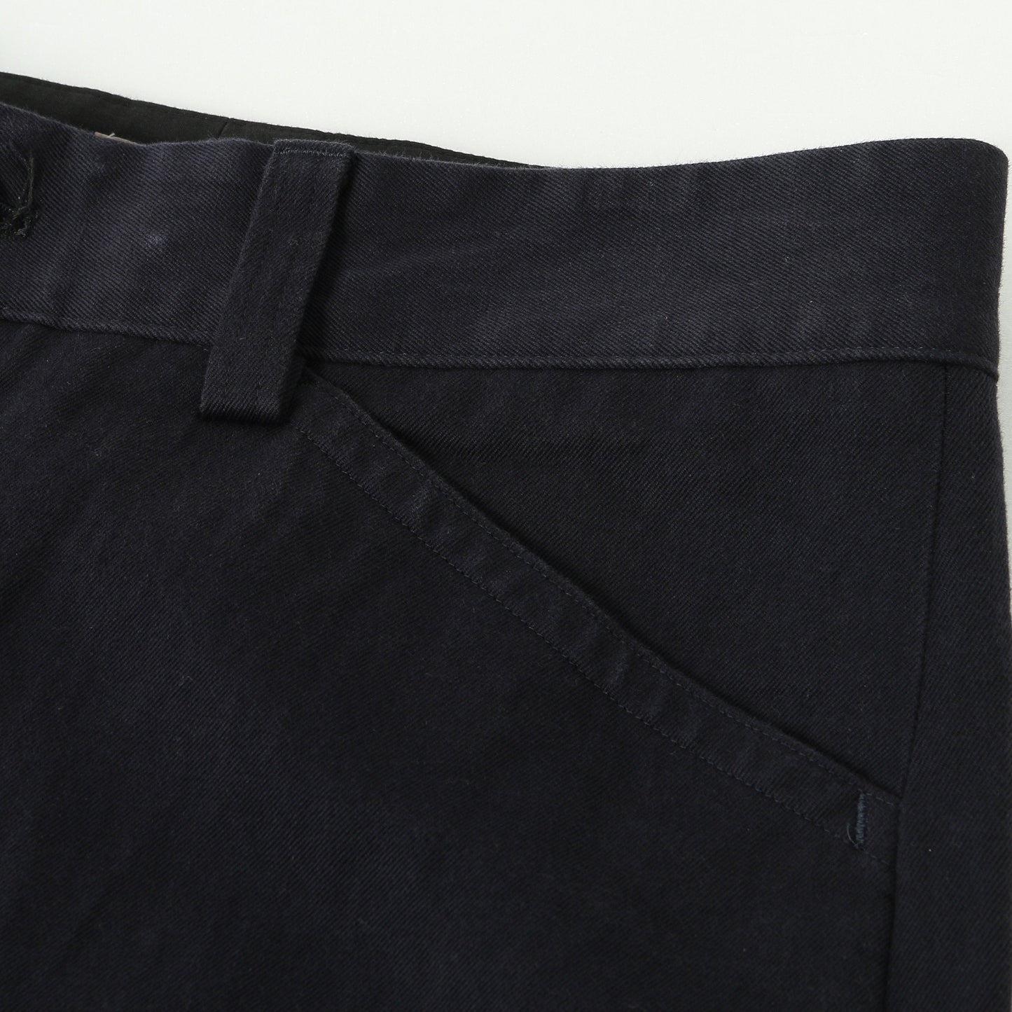 COTTON LINEN TWILL TROUSERS