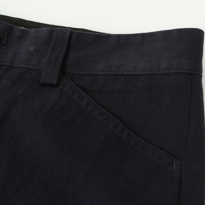 COTTON LINEN TWILL TROUSERS