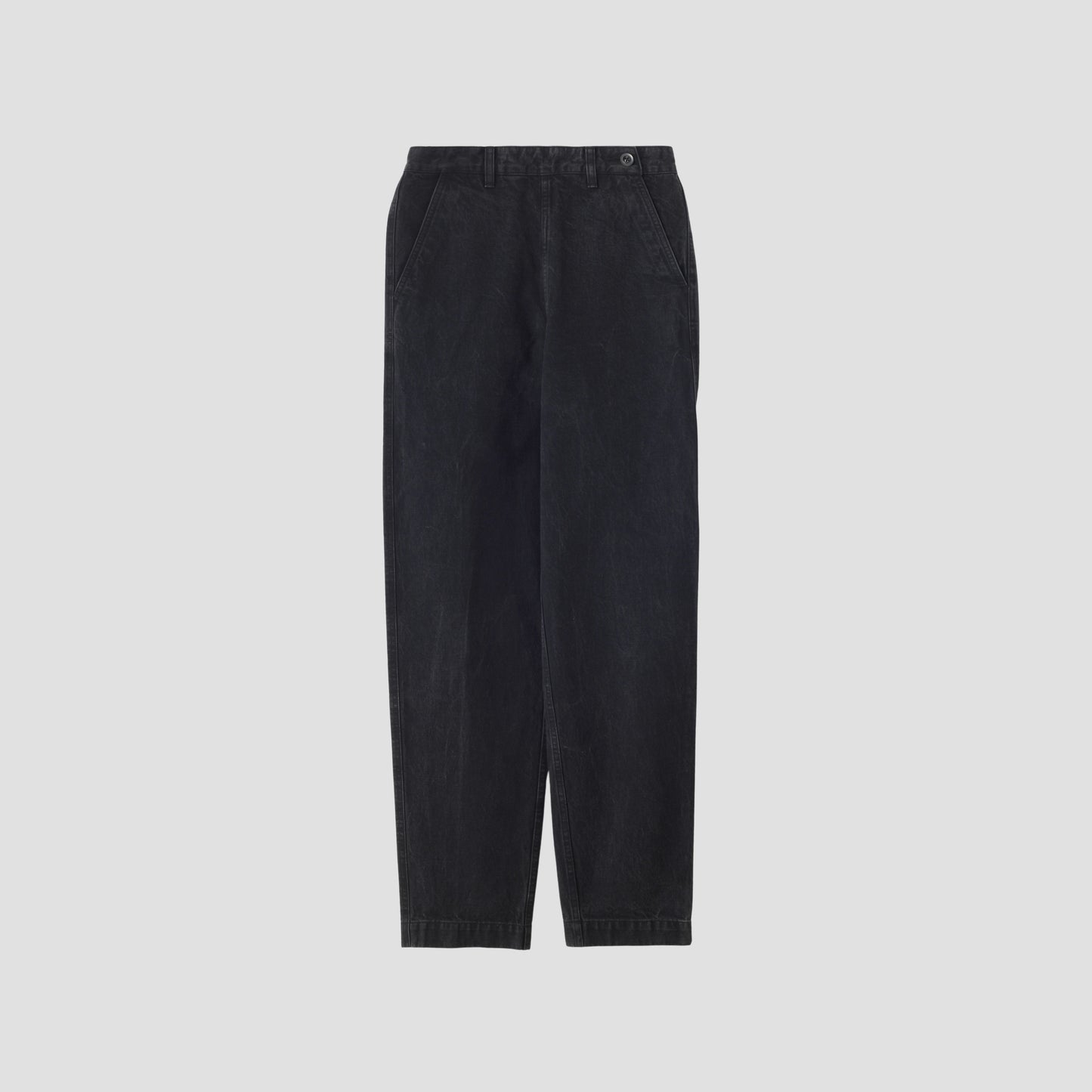NATURAL DENIM TROUSERS