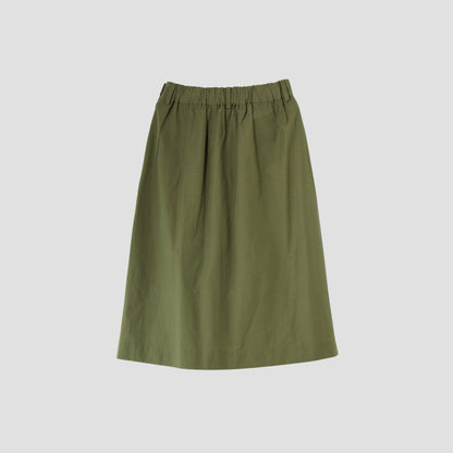 COTTON CHAMBRAY SKIRT