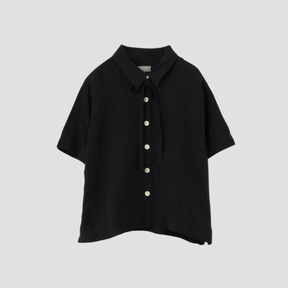 PLAIN WEAVE LINEN SHIRT