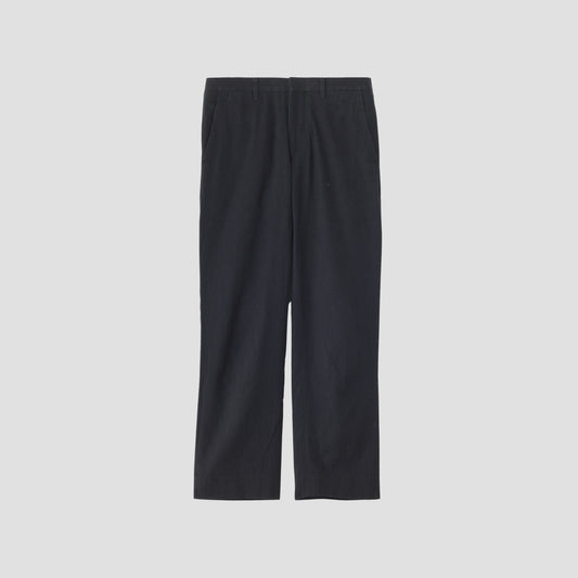 YARN DYED LINEN COTTON TROUSERS