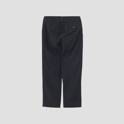 YARN DYED LINEN COTTON TROUSERS