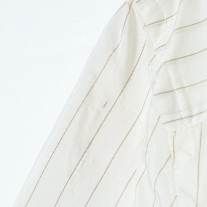 STRIPE FINE COTTON SILKG SHIRT