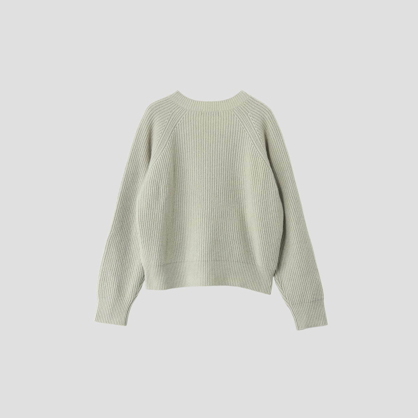 WOOL CASHMERE SILK V NECK JUMP KNIT