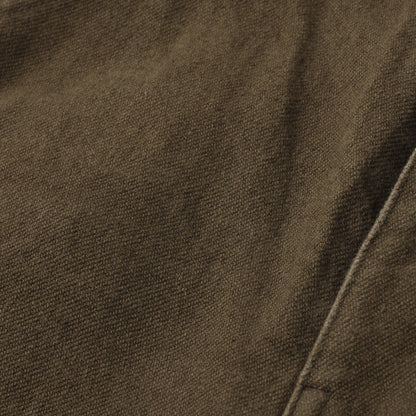 WORN LINEN COTTON DRILL TROUSERS