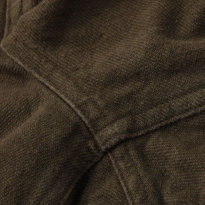 WORN LINEN COTTON DRILL TROUSERS
