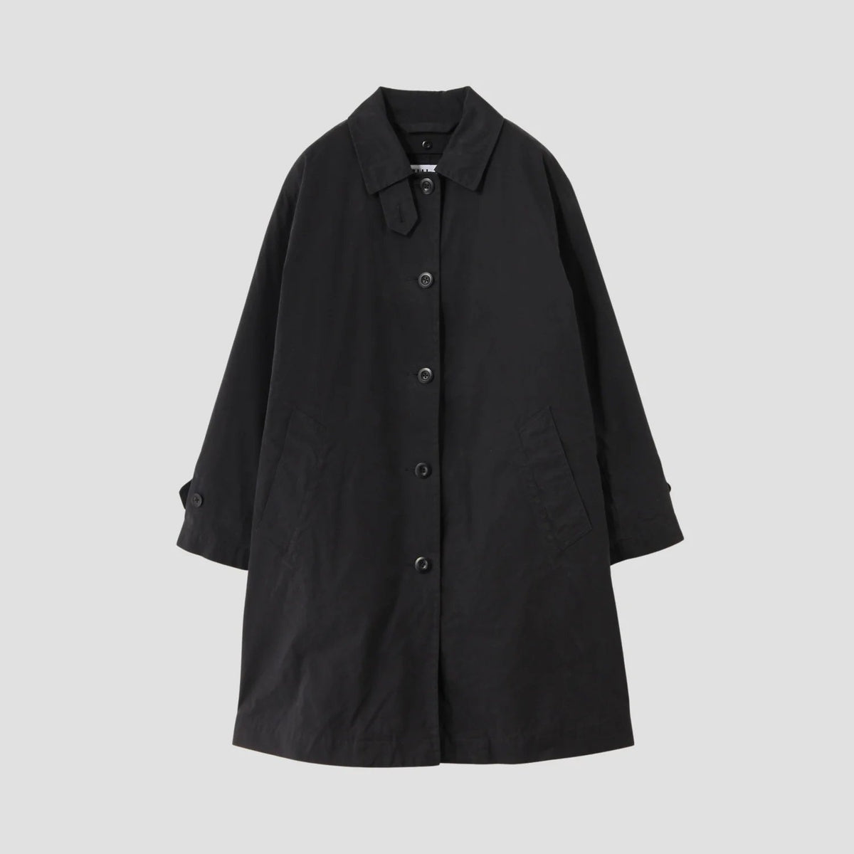 COTTON NYLON CANVAS COAT