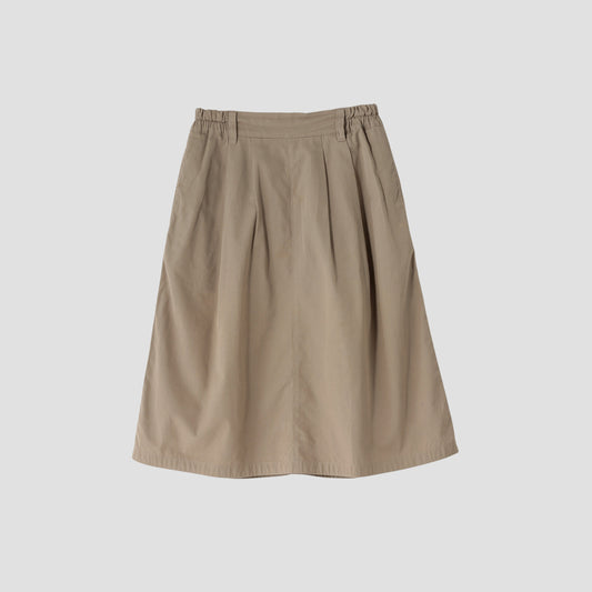 HIGH TWIST COTTON TWILL SKIRT