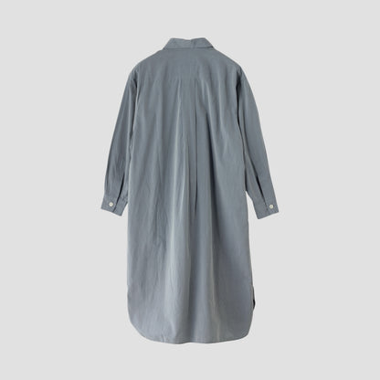 YARN DYED COTTON POPLIN DRESS