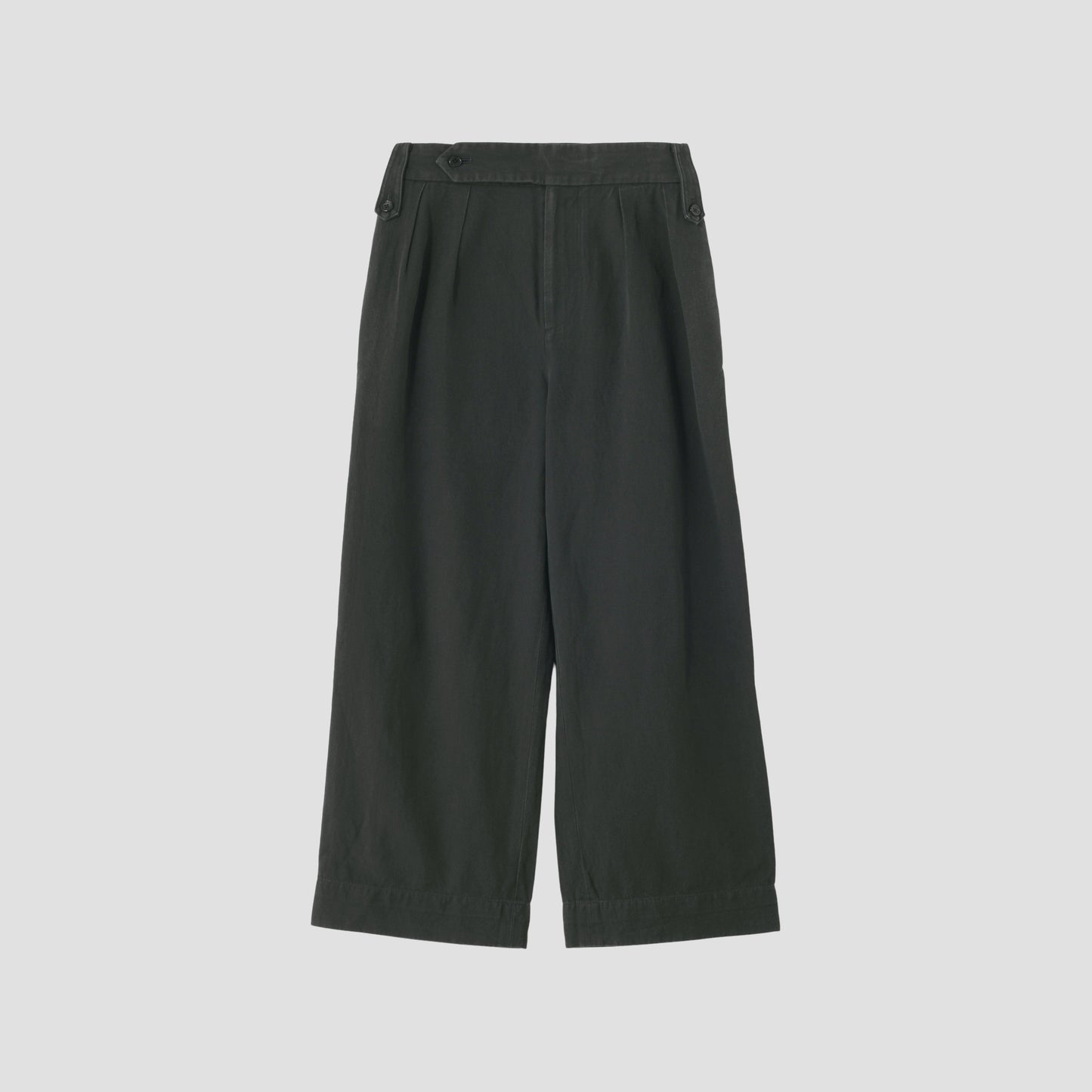 HIGH TWIST COTTON LINEN TROUSERS