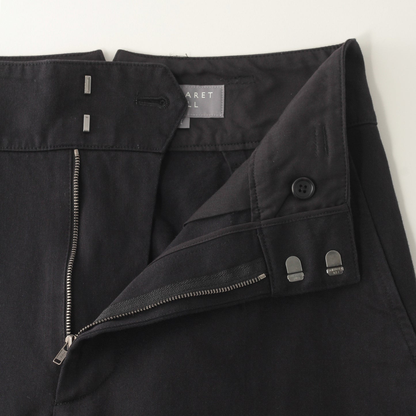COTTON TWILL TROUSERS