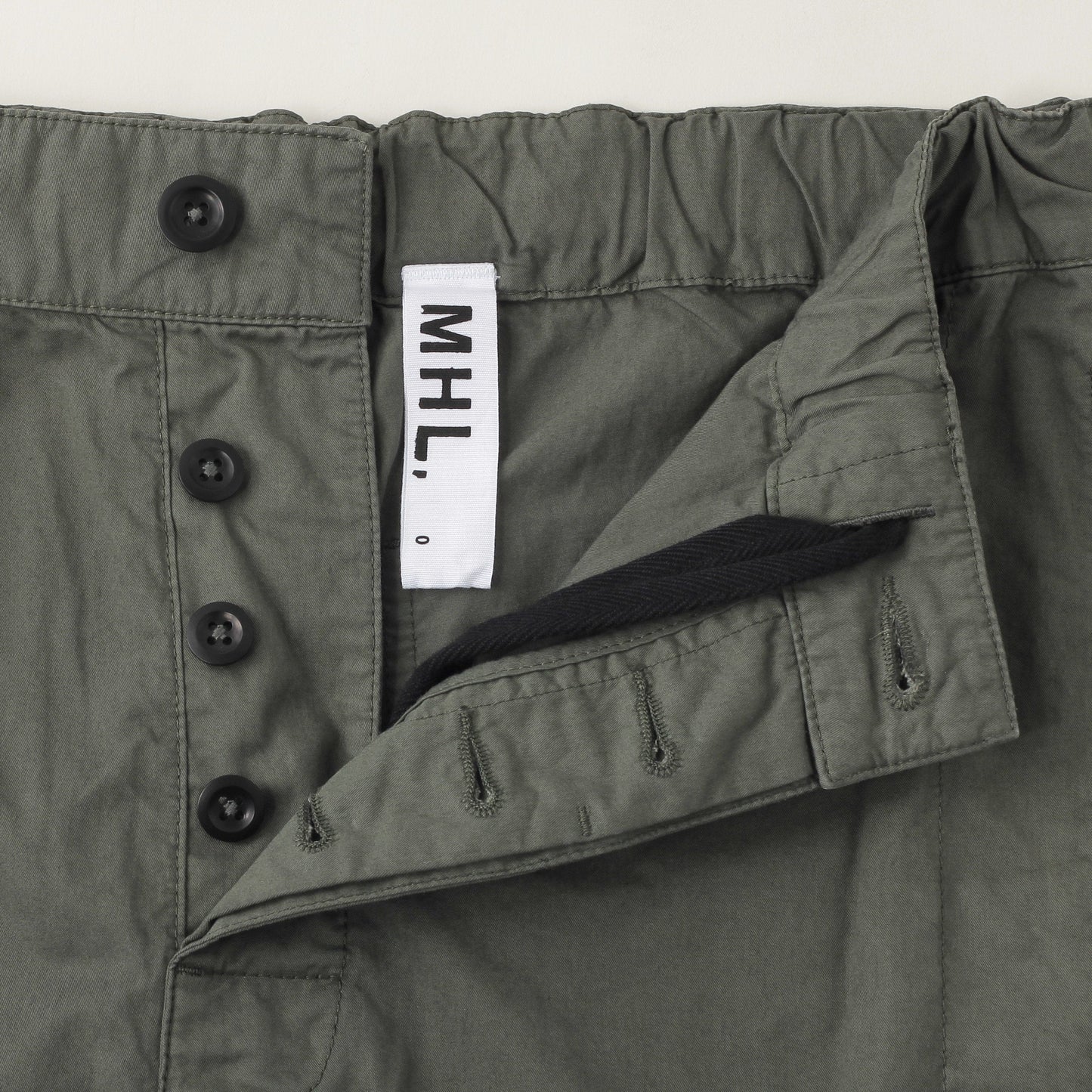 SUPERFINE COTTON TWILL TROUSERS
