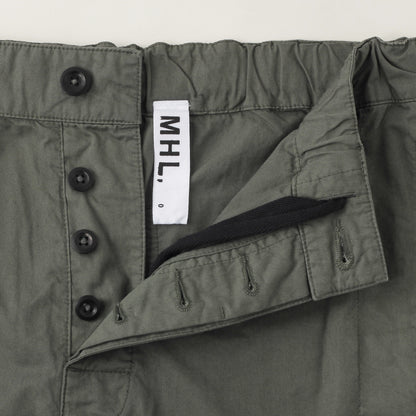 SUPERFINE COTTON TWILL TROUSERS